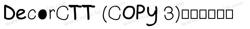 DecorCTT (COPY 3)字体转换